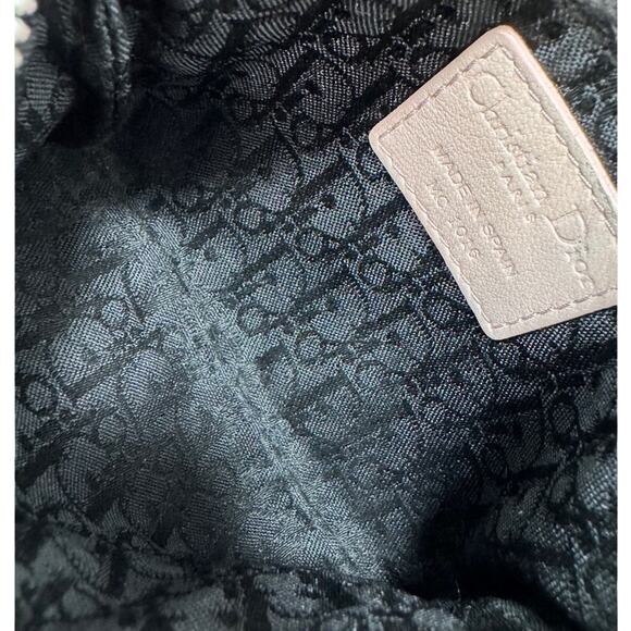 Christian Dior Black Lambskin Leather Zip Wallet Card Key Holder - Picture 3 of 8